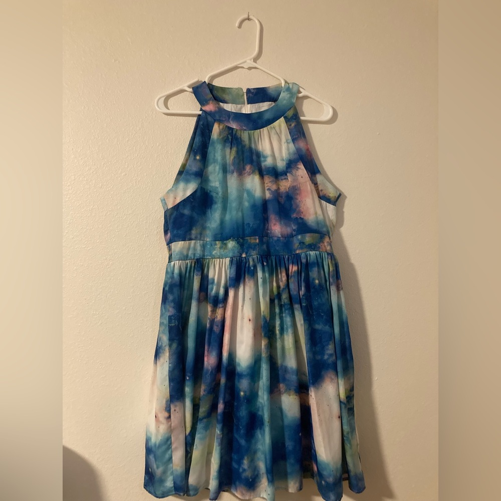 Modcloth Watercolor Galaxy Dress